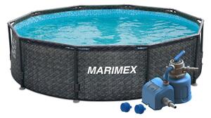 Marimex | Bazén Florida 3,05x0,91 m s pieskovou filtráciou - motív RATAN | 19900117