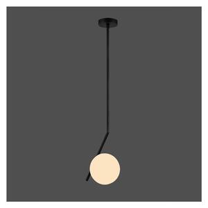 Čierne závesné svietidlo Squid Lighting Diagonal, výška 76 cm