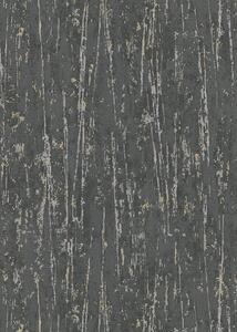 DIMEX | Vliesová tapeta na stenu WPE-901911 | 0,53 x 10,05 m | šedá, metalická, zlatá