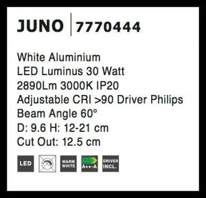 Podhľadové svietidlo Juno Big biele
