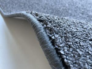Vopi koberce AKCIA: 100x120 cm Metrážny koberec Capri šedej - S obšitím cm