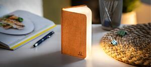 Rozkladacie svetlo "Smart Book" mini, oranžová látka - Gingko