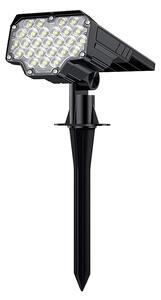 LED solárne svietidlo VIKING D26 IP65 9W 650lm 6000K čierne