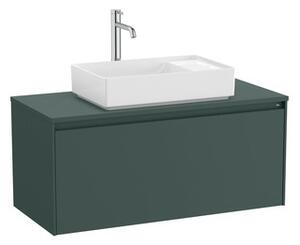Kúpeľňová skrinka pod umývadlo Roca ONA 99,4x44,3x45,7 cm zelená mat ONADESK1001ZZM