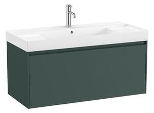 Kúpeľňová skrinka s umývadlom Roca ONA 100x50,5x46 cm zelená mat ONA1001ZZM
