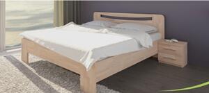 TEXPOL Manželská masívna posteľ SOFIA Veľkosť: 200 x 140 cm, Materiál: Buk, Morenie: prírodné