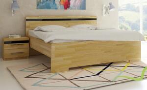 TEXPOL Manželská masívna posteľ MONA Veľkosť: 200 x 140 cm, Materiál: Buk, Morenie: prírodné