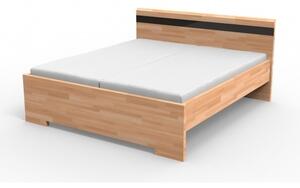 TEXPOL Manželská masívna posteľ MONA Veľkosť: 200 x 170 cm, Materiál: Buk, Morenie: prírodné