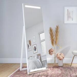 Zrkadlo Enar biele LED 70 x 180 cm