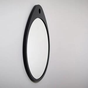 Zrkadlo Norge Black o 75 cm