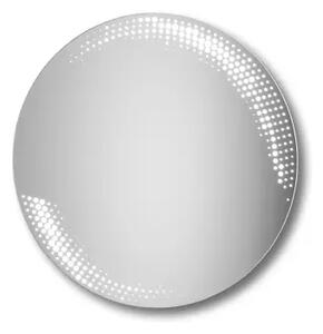 Zrkadlo Arusos LED o 80 cm