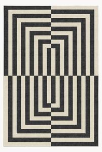 Umývateľný koberec's nízkym vlasom Op Art by Jonathan Adler