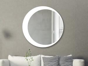 Zrkadlo Moony biele 100 x 100 cm