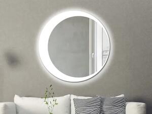 Zrkadlo Moony biele LED 100 x 100 cm