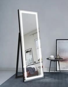 Zrkadlo Hedera LED Black 60 x 150 cm