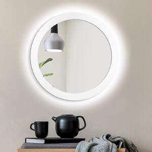 Zrkadlo Scandi Bold LED biele o 95 cm