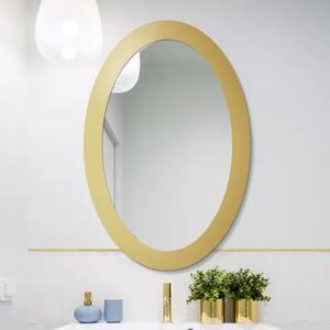 Zrkadlo Balde Oval Gold 75 x 120 cm