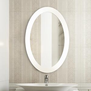 Zrkadlo Balde Oval biele 75 x 120 cm