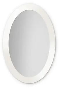 Zrkadlo Balde Oval biele 70 x 110 cm