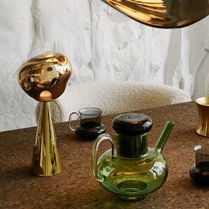 Tom Dixon Stolová LED lampa Melt, zlatá, výška 29 cm, Mosadz / zlato, Plast, Dizajn, Stojacie svietidlo