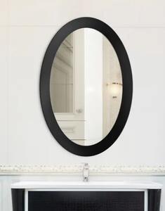 Zrkadlo Balde Oval Black 70 x 110 cm