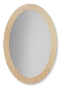 Zrkadlo Balde Oval Wood 65 x 100 cm