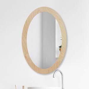 Zrkadlo Balde Oval Wood 65 x 100 cm
