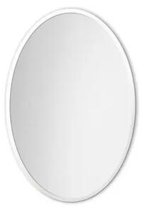 Zrkadlo Oval biele 75 x 120 cm