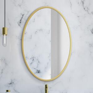 Zrkadlo Oval Gold 65 x 100 cm