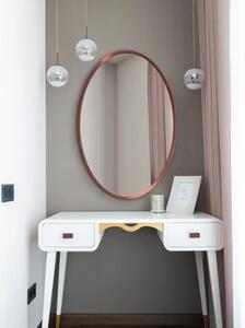 Zrkadlo Oval Copper 70 x 110 cm