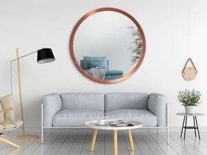 Zrkadlo Nordic Balde Copper o 90 cm