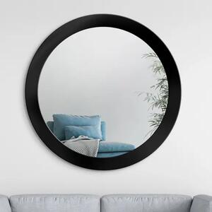 Zrkadlo Nordic Balde Black o 90 cm