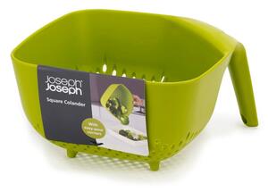 Veľké zelené kubické cedidlo Joseph Joseph Square Colander