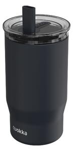 Nerezový termohrnček so slamkou Mist Black 720 ml