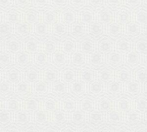 A.S. Création | Pretierateľná vliesová tapeta na stenu Meistervlies 7 Create 38479-1 | 1,06 x 25 m | biela pretierateľná