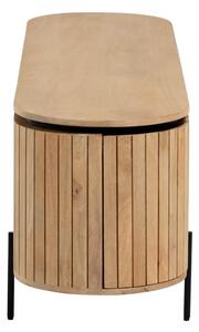TV stolík z mangového dreva v prírodnej farbe 160x56 cm Licia – Kave Home
