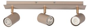 Kanlux 90782 - Bodové svietidlo EVALO 3xGU10/10W/230V béžová/zlatá