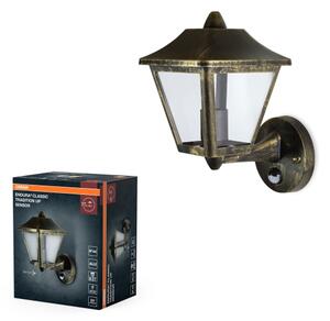 Osram - Vonkajšie nástenné svietidlo so senzorom TRADITION UP 1xE27/60W/230V IP44