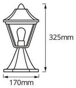 Osram - Vonkajšie svietidlo TRADITION 1xE27/60W/230V IP44
