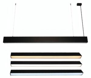 LED luster na lanku LED/55W/230V 3000/4000/6500K 120 cm čierna