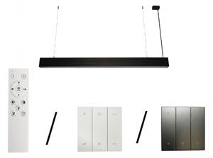 LED luster na lanku LED/55W/230V 3000/4000/6500K 120 cm čierna