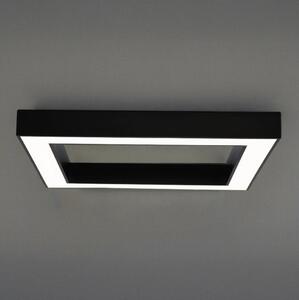 LED Stropné svietidlo LED/100W/230V 3000/4000/6500K 80x80 cm čierne