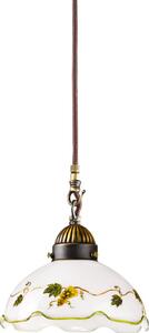 Kolarz 731.30.110 - Závesný luster NONNA na lanku 1xE27/75W/230V pr. 20 cm víno