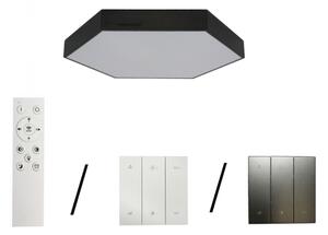 LED stropné svietidlo LED/135W/230V 3000/4000/6500K priemer 80 cm čierne