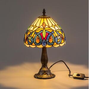 Brilagi - Tiffany vitrážová stolná lampa LUISA 1xE14/40W/230V