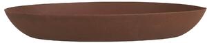 Kovový svietnik / tácka Antique Brown 15 cm