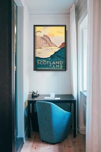 Retro plagát do obývačky Retro plagát do obývačky Vintage Škótsko