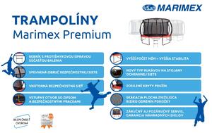 Marimex | Trampolína Marimex Premium 305 cm + vnútorná ochranná sieť + schodíky ZADARMO | 19000111