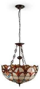 Brilagi - Tiffany vitrážny luster na reťazi MIRABELLA 3xE27/60W/230V priemer 50 cm