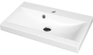 KÚPEĽŇA, sivá, biela, 140 cm P & B - Kúpeľňové skrinky, Online Only